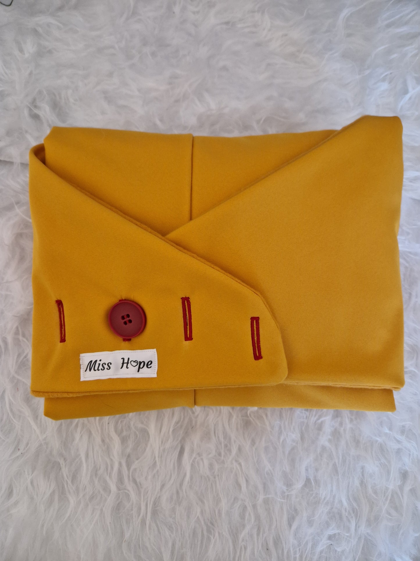 Senfgelber Stall & Matschmantel Größe M