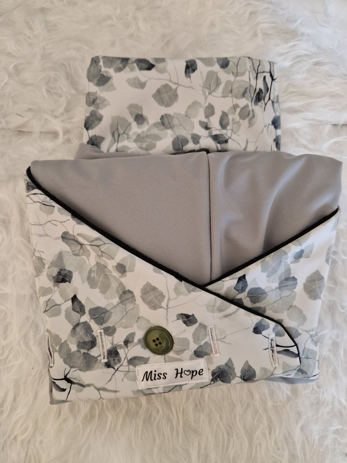 Grau trifft Eukalyptus Größe S