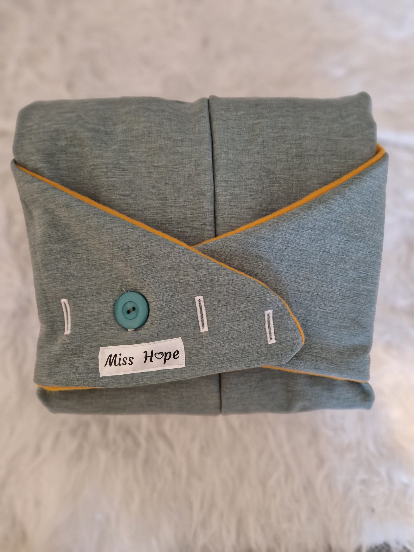 Mintgrün meliert Größe S