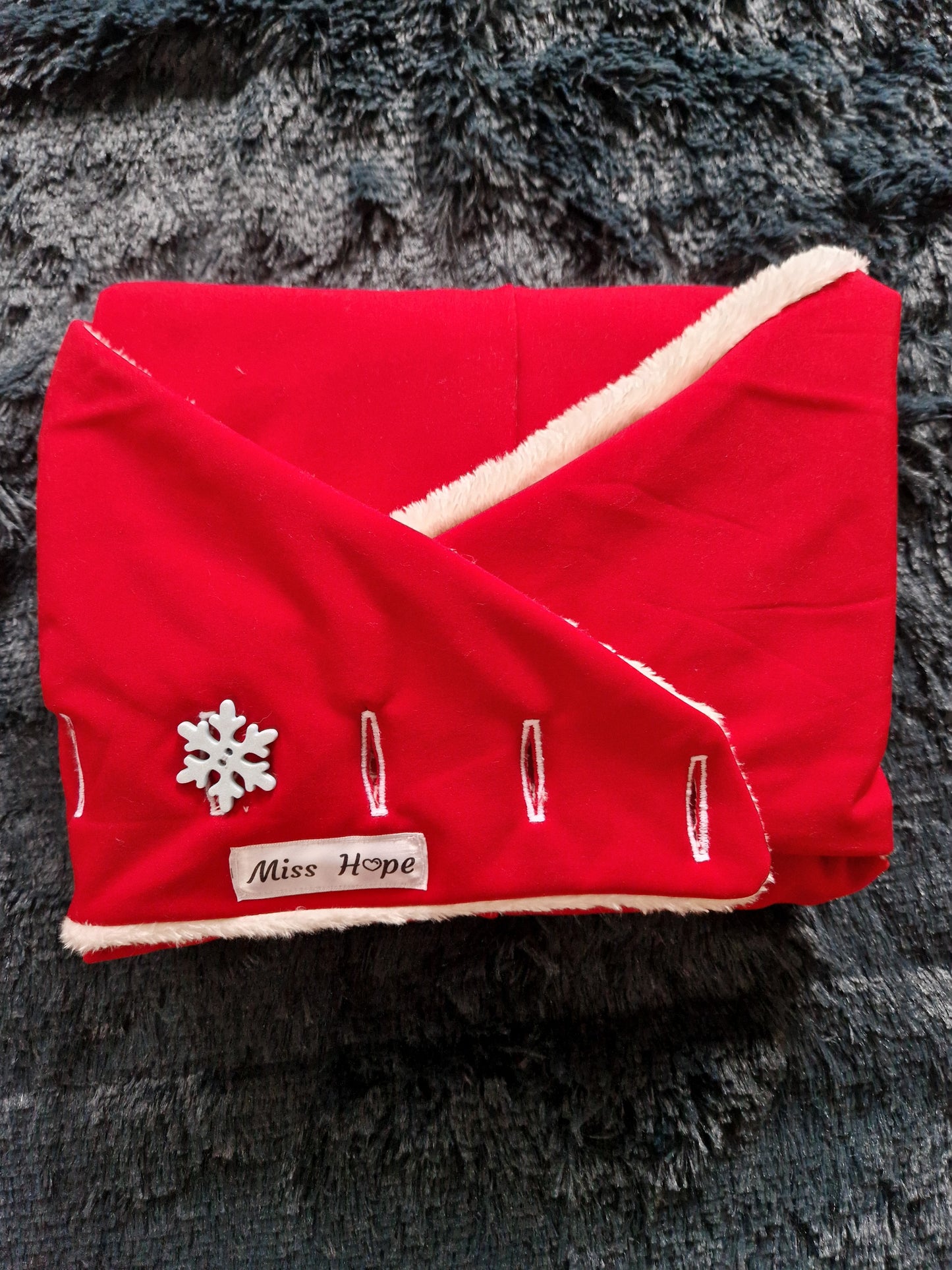 Santa's Mantel Größe M