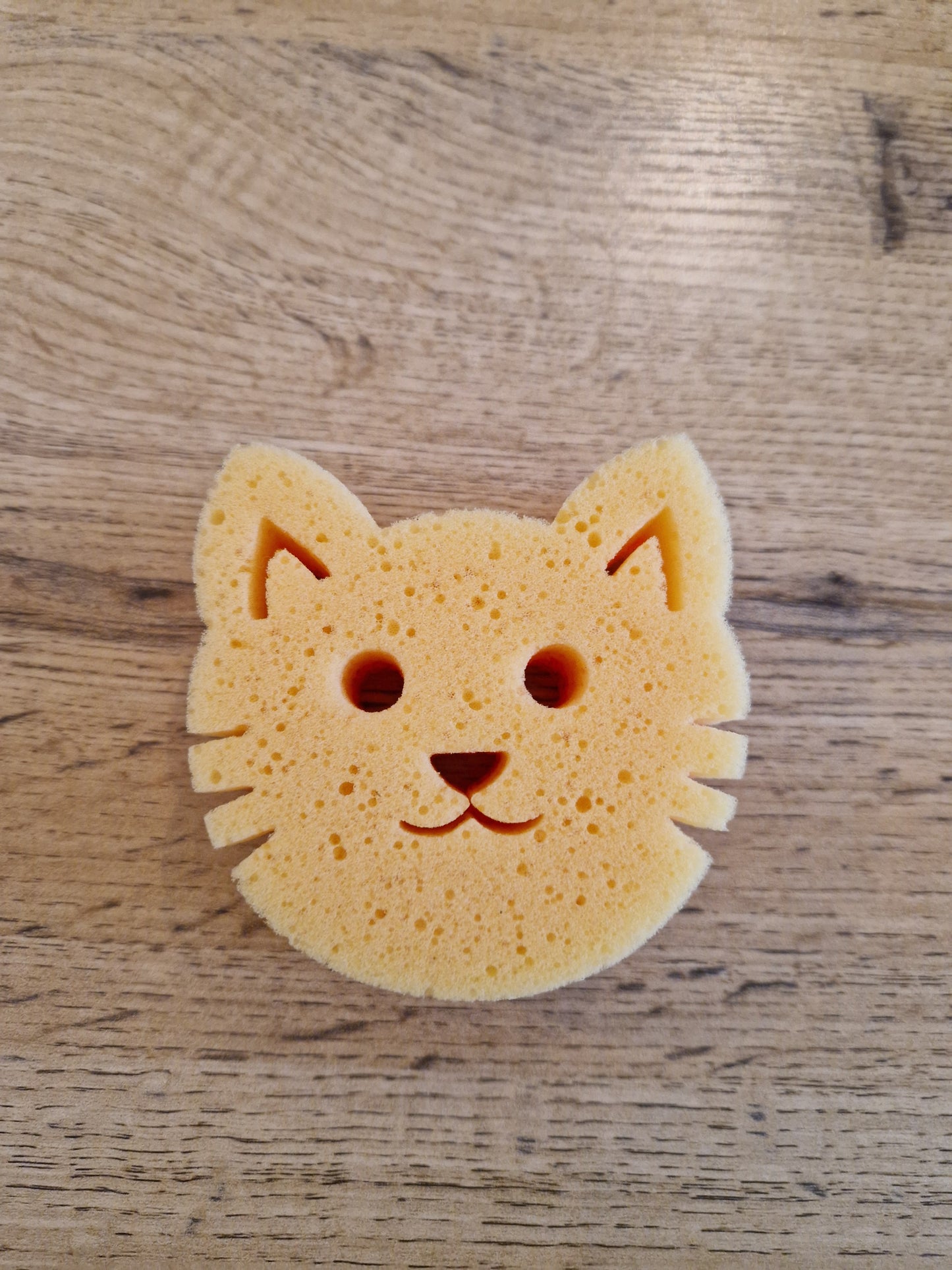 Katzennapf schwarz mit Katzenschwamm