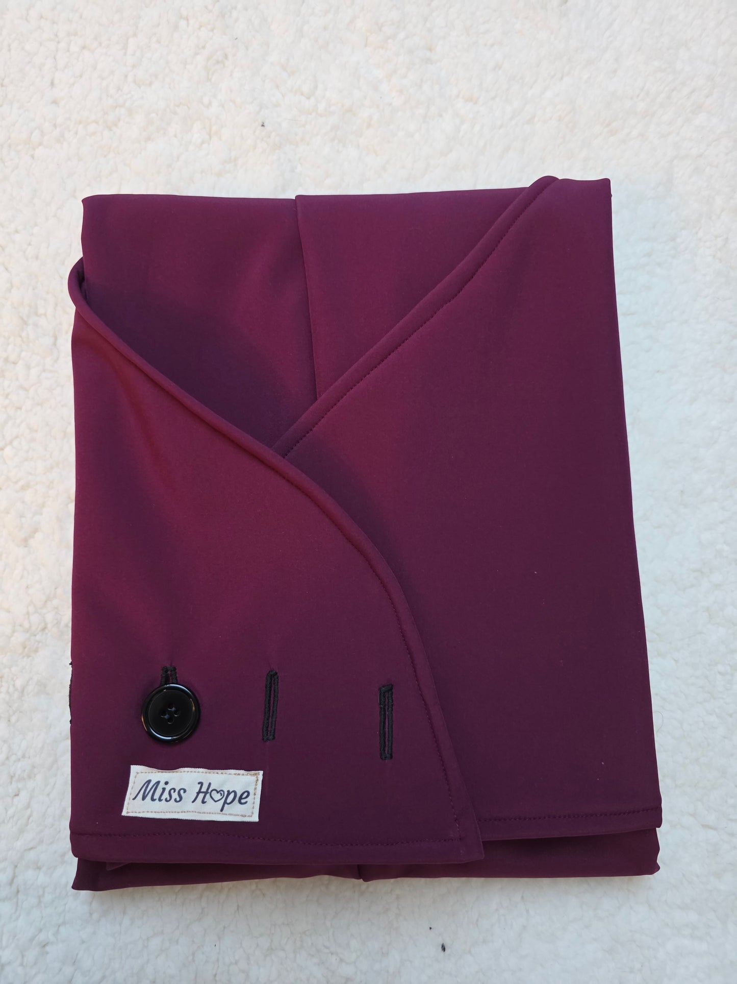 Regenmantel in Größe M in Bordeauxrot