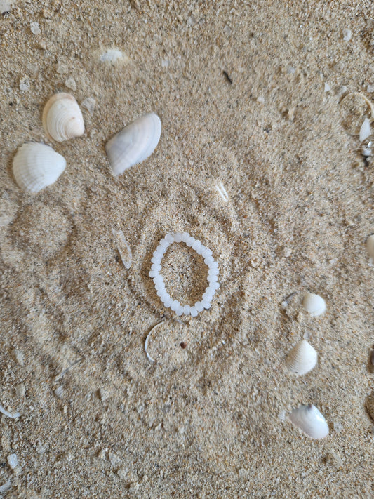 Fingerring weiß