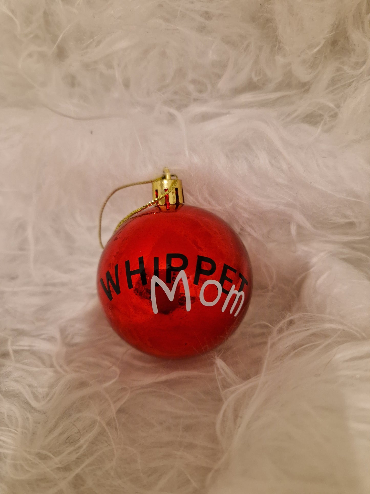 Whippet Mom Baumkugel