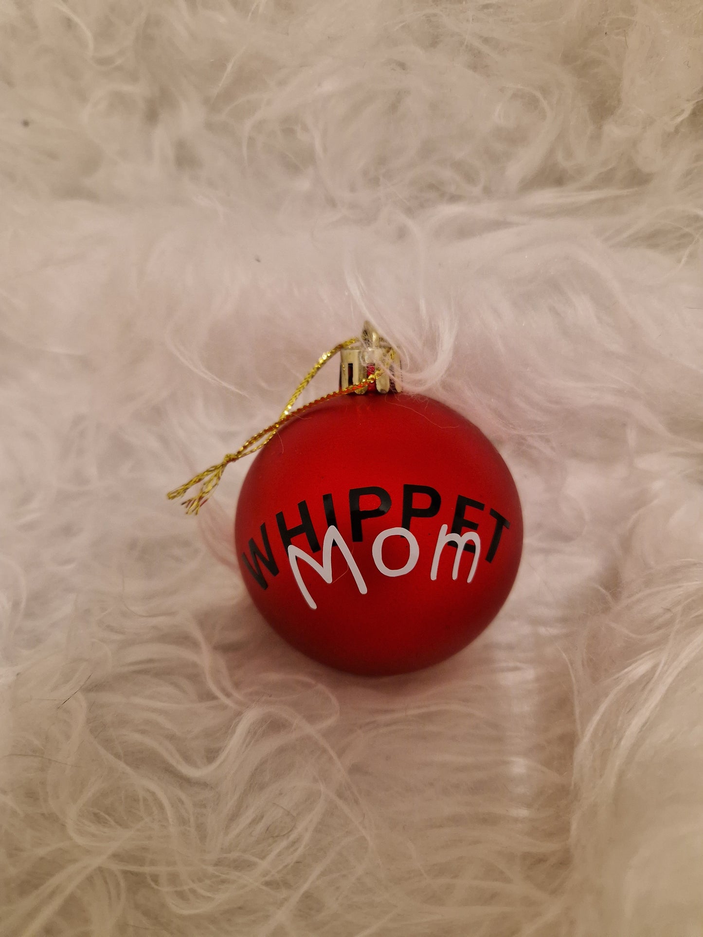 Whippet Mom Baumkugel