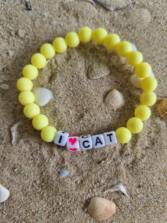 Armband I ❤️ Cat