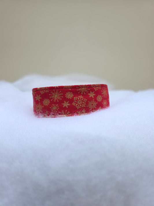 Goldene Schneeflocken