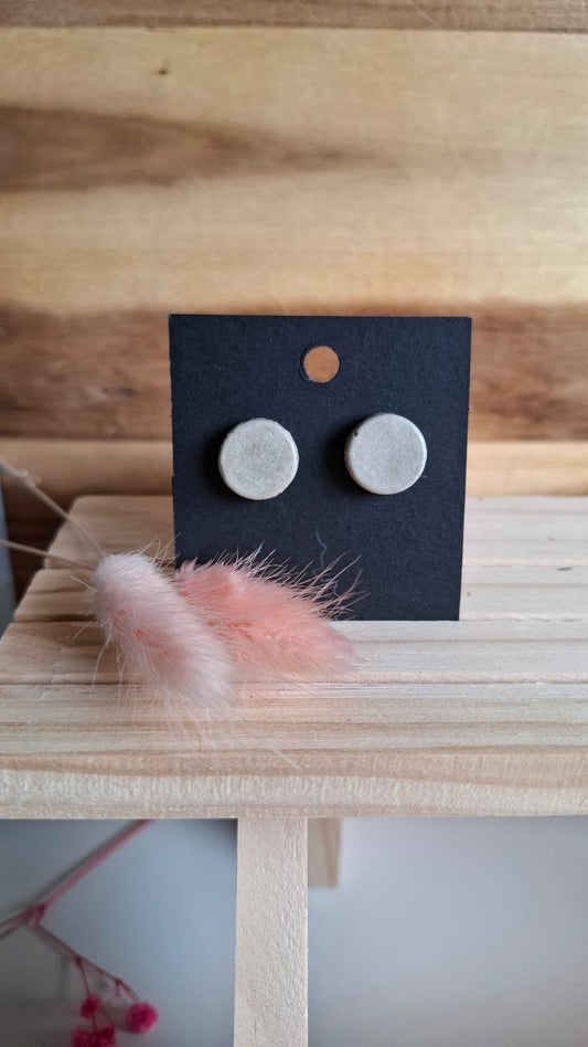 Beton Ohrstecker rustikal