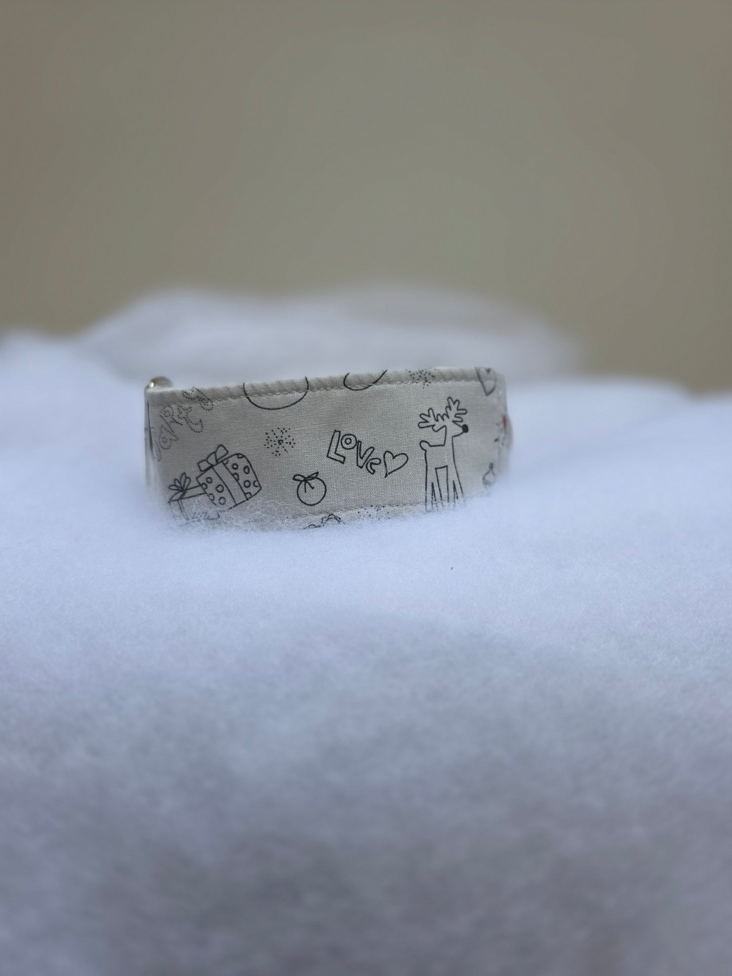 Graue Weihnachtszeichnung