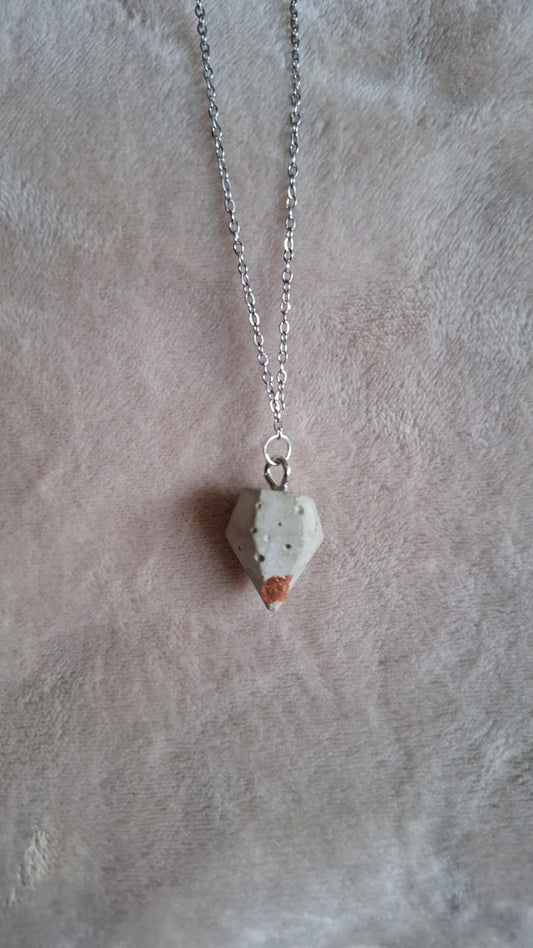 Beton Diamant einem hauch Rose