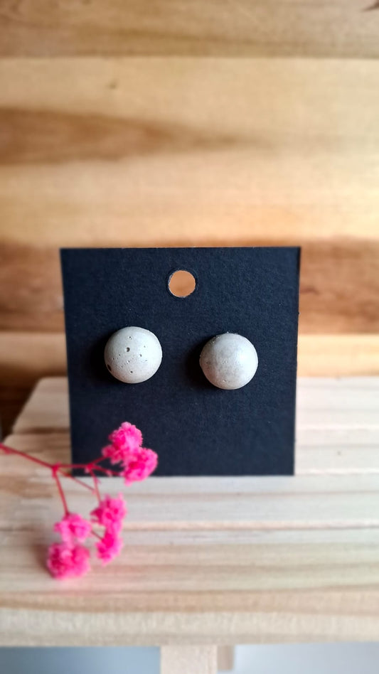 Beton Ohrstecker rustikal