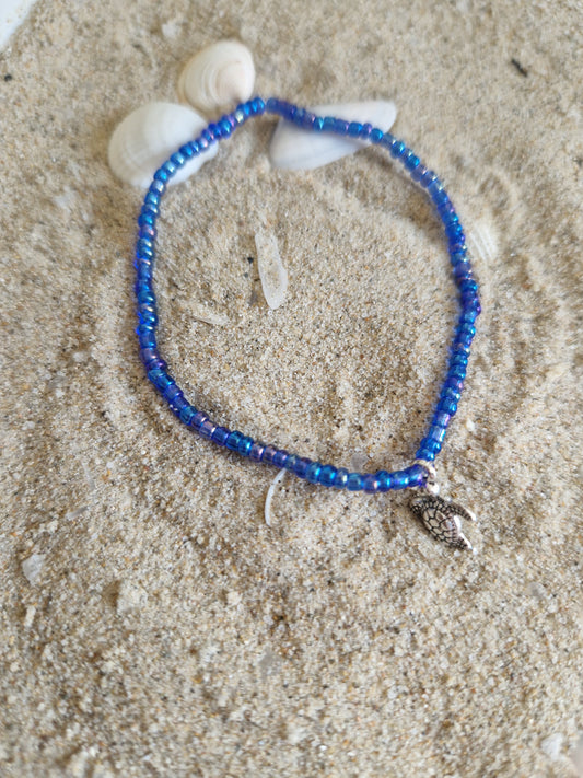 Armband blau mit Schilddrüsen