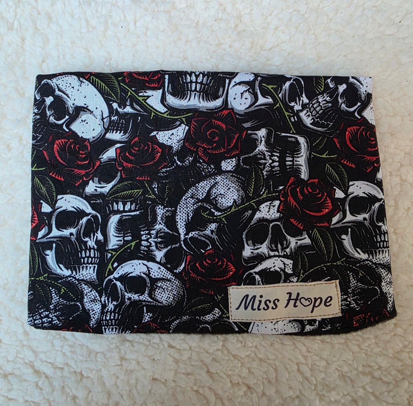 Toten Kopf mit Rosen Loop