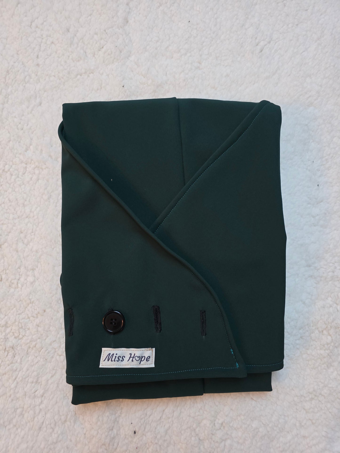 Regenmantel in Größe M in dunkelgrün